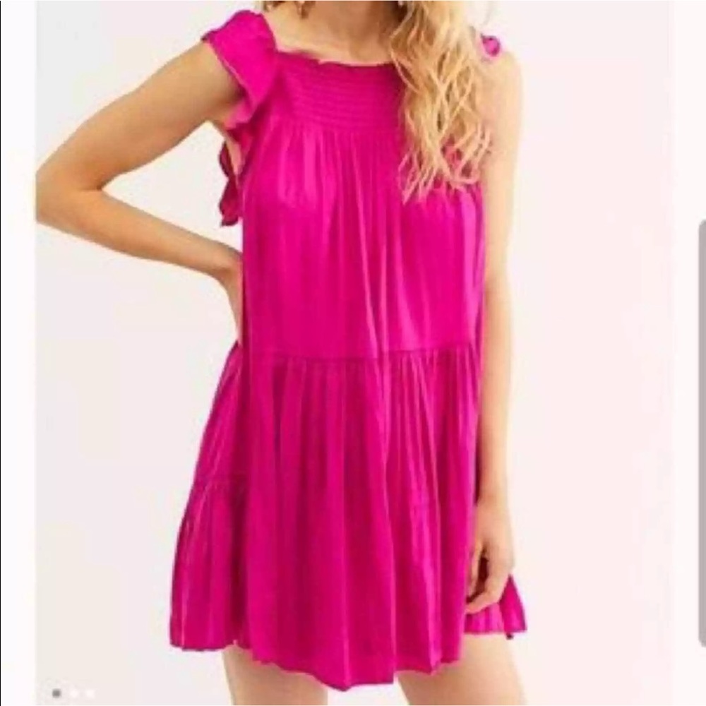 Free People Want Your Love Mini Dress Medium NWT